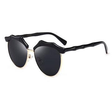 Lunettes de soleil Polaroid Vintage surdimensionnées
