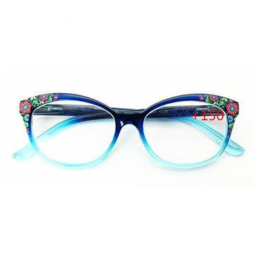 Lunettes de lecture en plastique Oeil de chat en résine Vogue Light