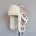 Chapeau de trappeur de chapeau d'hiver russe