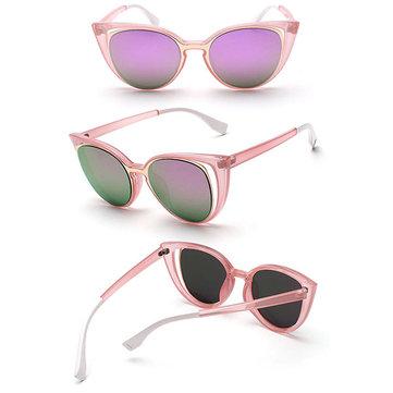 Rétro Lunettes de Soleil Elégantes à Yeux du Chat Filtre UV400 Lunettes Décontractées