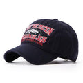 Casquette de baseball unisexe en coton brodé