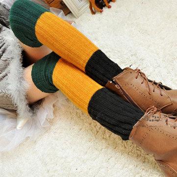 Chaussettes de compression Chaussettes en laine Chaussettes à coutures tricolores