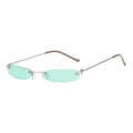 Petites lunettes de soleil à monture carrée