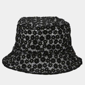 Chapeau de pêcheur broderie fleur tTravel Sunscreen Buket Hat Chapeau de soleil respirant