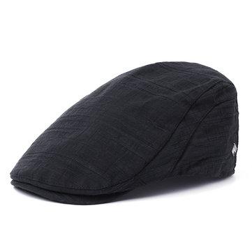Béret en coton à rayures d'hiver