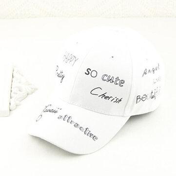Casquette de baseball avec visière incurvée