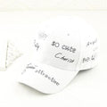 Casquette de baseball avec visière incurvée