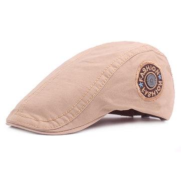 Béret ajustable en couleur pure en coton