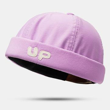 Chapeaux de crâne de chapeau de section mince de chapeau de hip hop avec les lettres UP