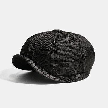 Cabbie Lvy Flat Hat Summer Octagonal Newsboy Cap