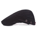 Casquette de béret couleur unie en coton