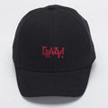Casquette de baseball couleur unie CRAZY lettre broderie