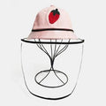Chapeau de pêcheur transparent coupe-vent pour enfants
