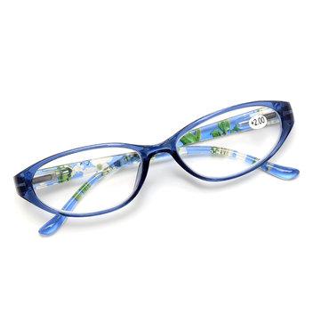 Lunettes de lecture transparentes à motif de fleurs, cadre en PC