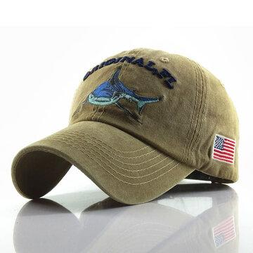 Casquette de baseball Chapeau de soleil rétro Chapeaux de broderie de requin