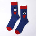 Les chaussettes moyennes respirables de coton chaussent des chaussettes chaudes à la mode