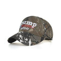 Lettre brodée drapeau américain camouflage casquette de baseball