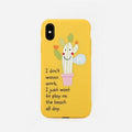Lettre de couleur solide cas de téléphone pc mignon