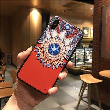 Étui de téléphone TPU de style chinois Emboss de Vogue