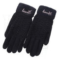 Gants de Noël en tricot Gants d'extérieur à écran tactile