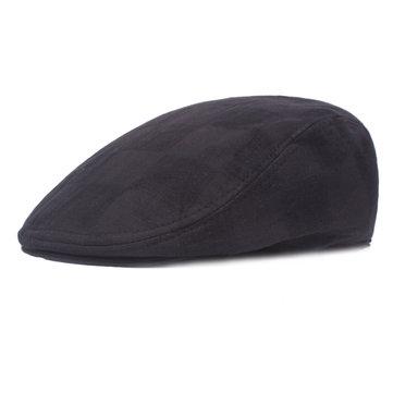 Béret en couleur pure chapeau de newsboy